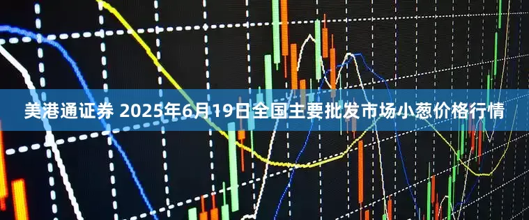 美港通证券 2025年6月19日全国主要批发市场小葱价格行情
