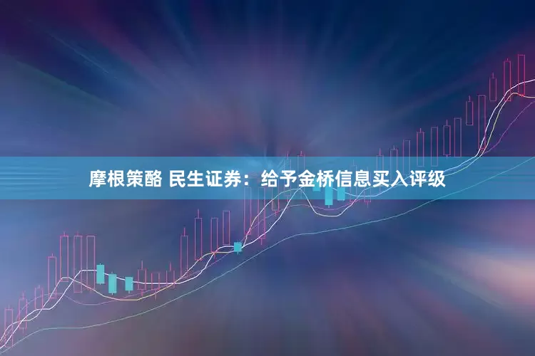 摩根策酪 民生证券：给予金桥信息买入评级